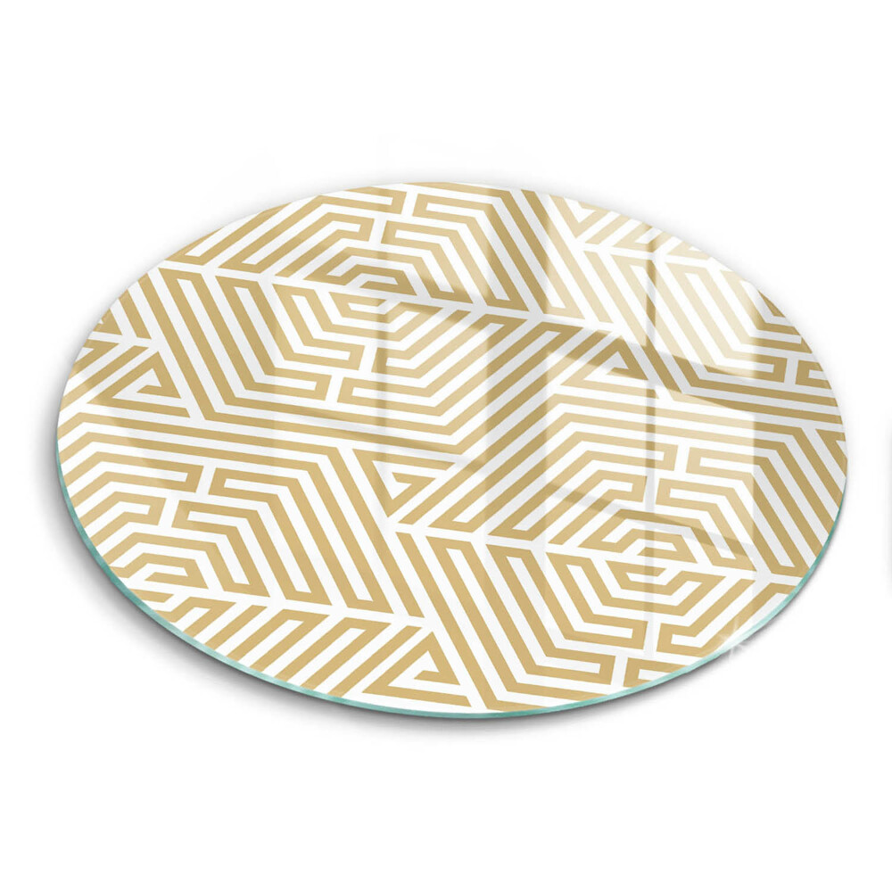 Tocător sticlă original Linii geometrice