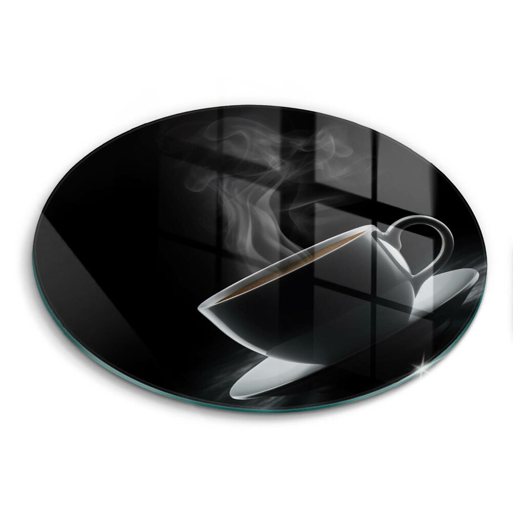 Tocător sticlă original O ceașcă fierbinte de cafea