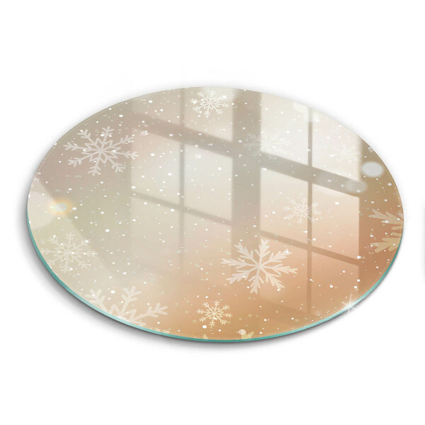 Tocător sticlă original Fulgi de zăpadă