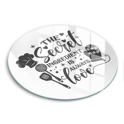 Tocător sticlă original Inscripție, propoziție