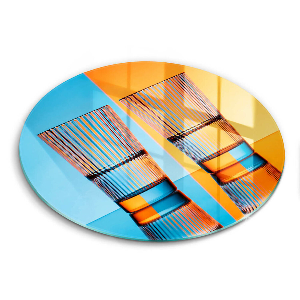 Tocător de bucătărie original Două pahare de apă