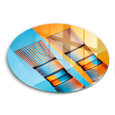 Tocător de bucătărie original Două pahare de apă