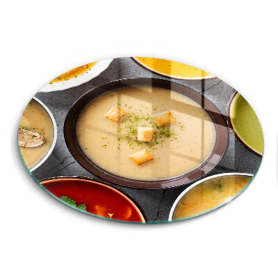 Tocător sticlă original Supe colorate