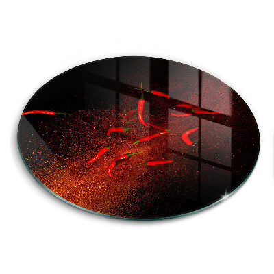 Tocător din sticlă original Ardei iuți