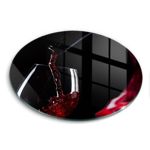 Tocător sticlă original Un pahar de vin roșu