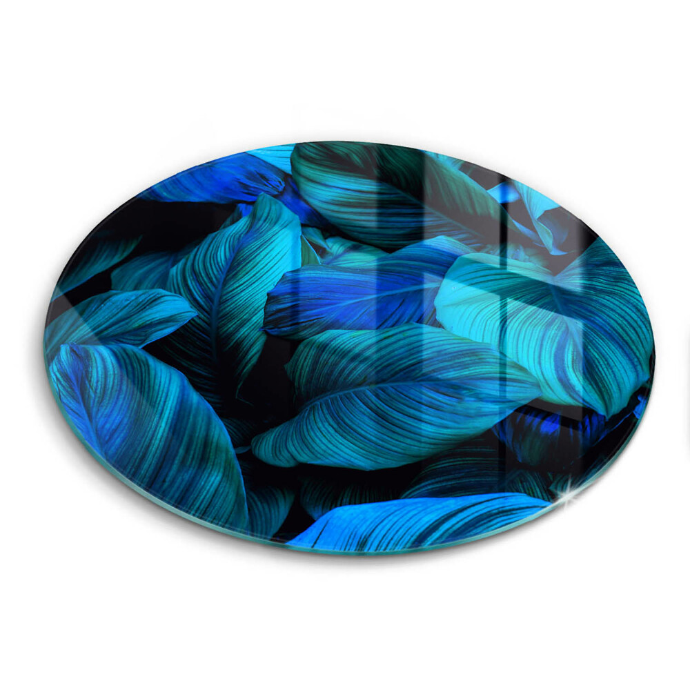 Tocător din sticlă original Frunze de vegetație din junglă