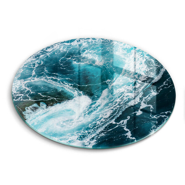 Tocător de bucătărie original Valuri de apă spumoase