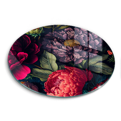 Tocător sticlă original Flori frumoase