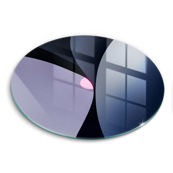 Tocător din sticlă original Forme abstracte