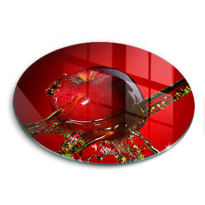 Tocător sticlă original Fructe de măr în apă