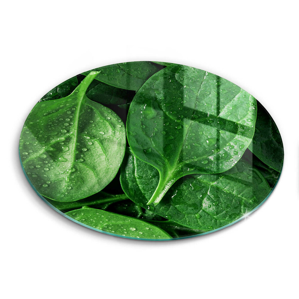 Tocător sticlă original frunze de busuioc