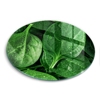 Tocător sticlă original frunze de busuioc