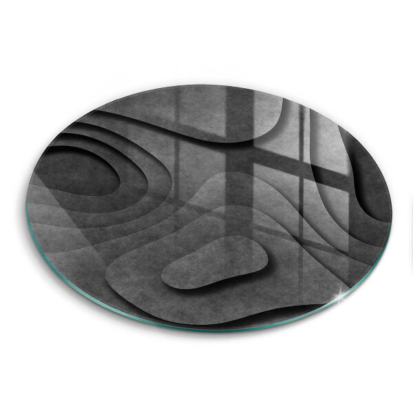 Tocător din sticlă original Forme de piatră 3D