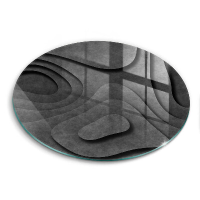 Tocător din sticlă original Forme de piatră 3D