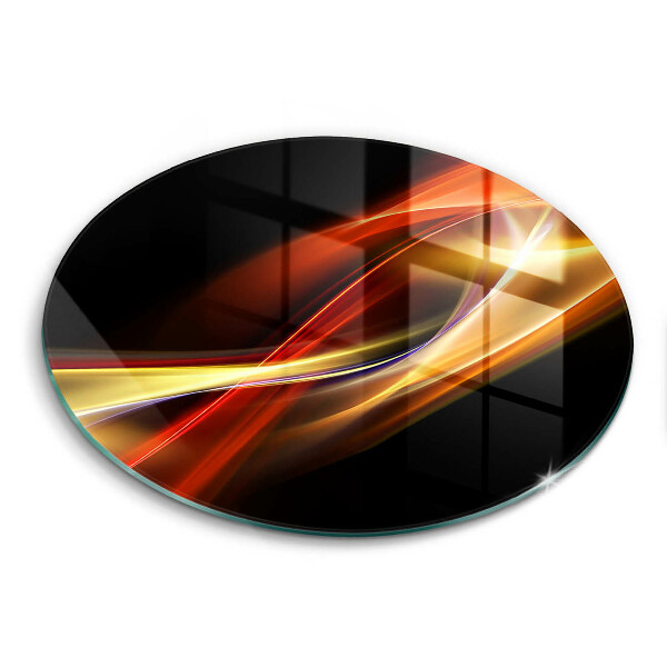 Tocător sticlă original Fum și lumină abstracte