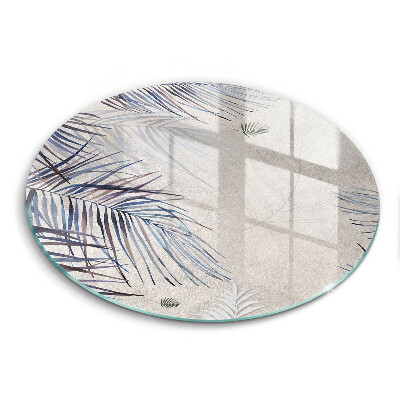 Tocător din sticlă original Frunze subtile