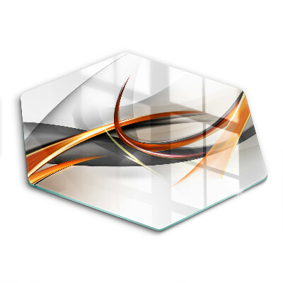 Tocător din sticlă hexagonal Forme moderne