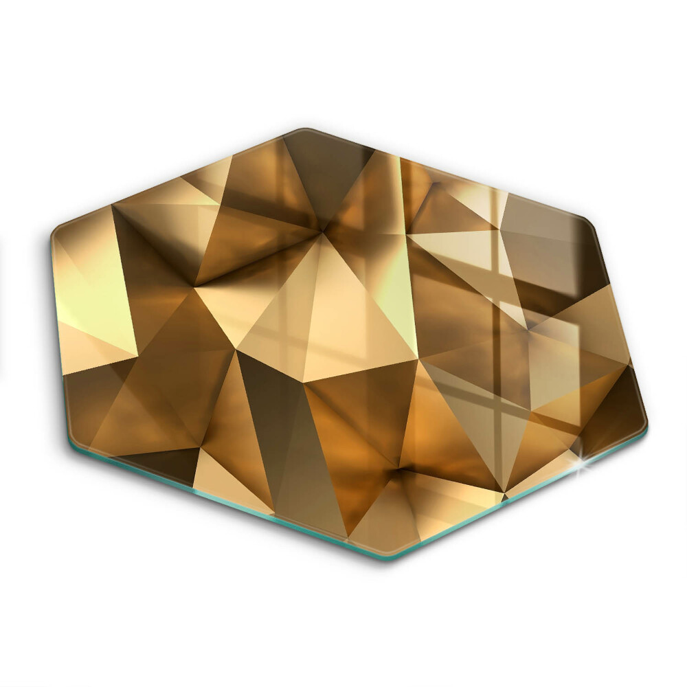 Tocător sticlă hexagonal Structura abstractă de fundal