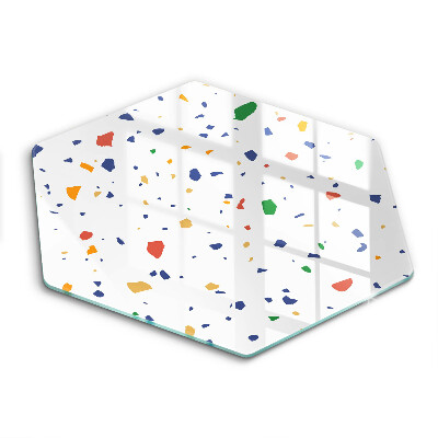 Tocător de bucătărie în formă de hexagon Gresie colorată