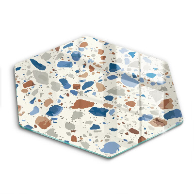 Tocător sticlă hexagonal Gresie decorativă