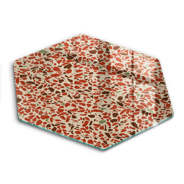 Tocător de bucătărie în formă de hexagon Gresie mică