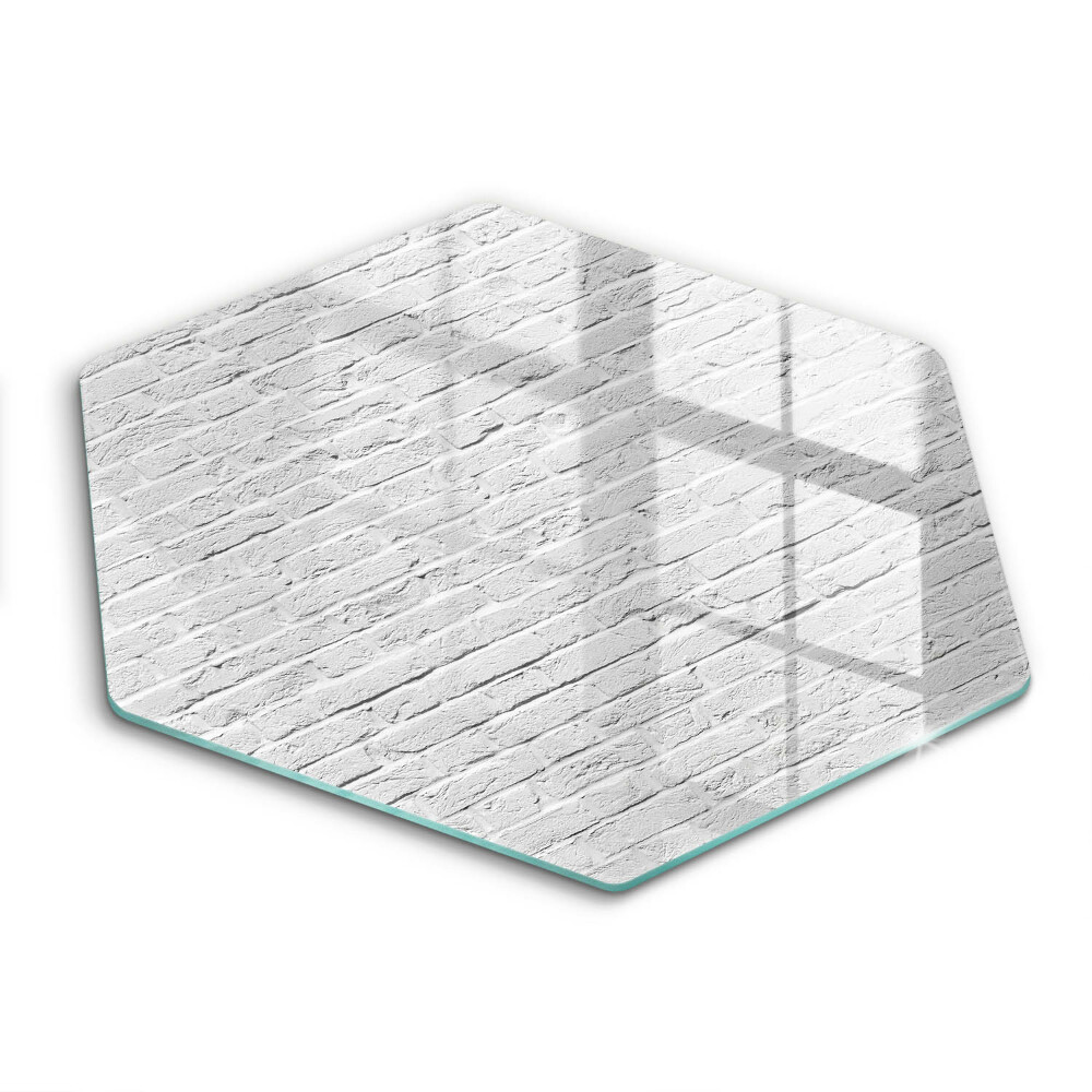 Tocător sticlă hexagonal Zid de cărămidă