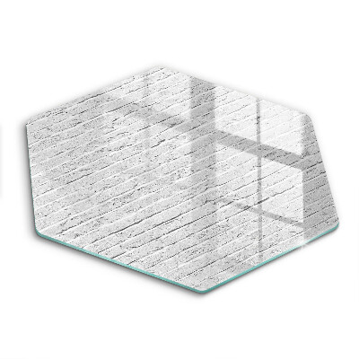 Tocător sticlă hexagonal Zid de cărămidă