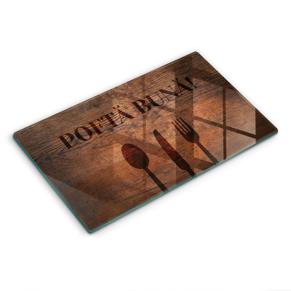 Tocător de bucătărie Motiv: Poftă bună!