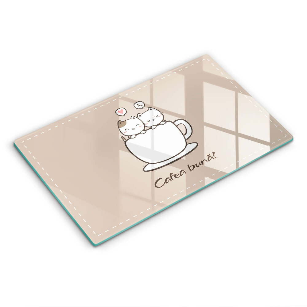 Tocător de bucătărie Motiv: Poftă bună la cafea!