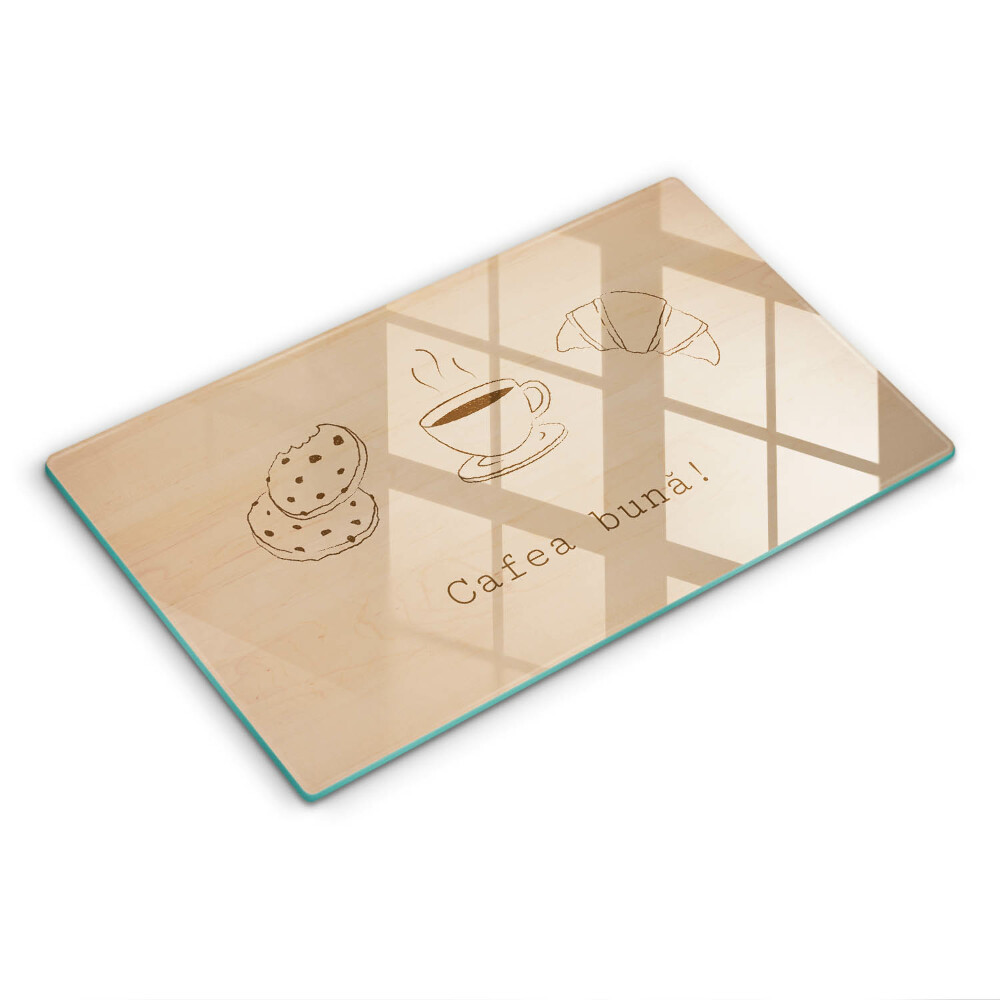 Tocător de bucătărie Motiv, Poftă bună la cafea!