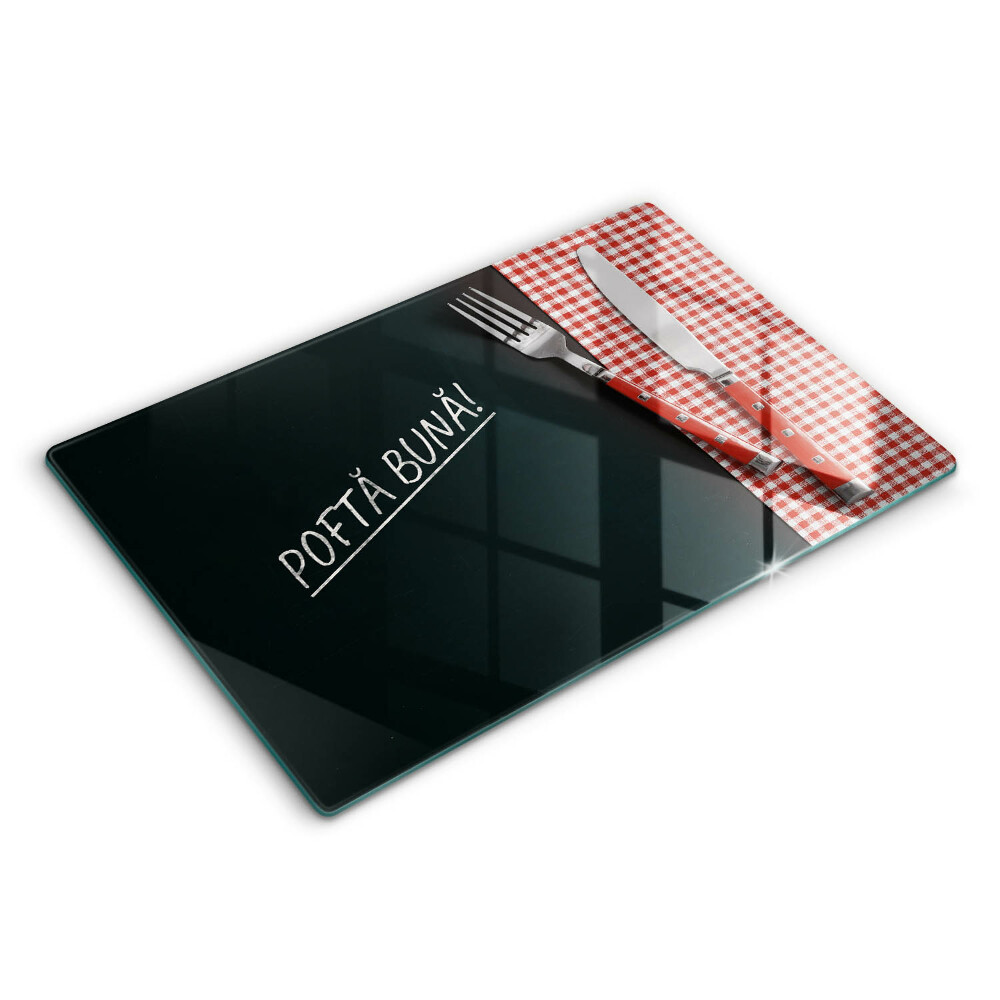 Tocător sticlă Poftă bună!