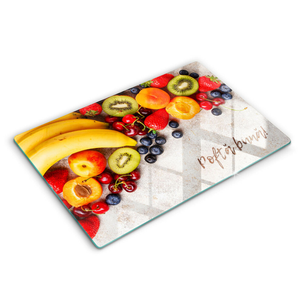 Tocător sticlă Fructe, Poftă bună!