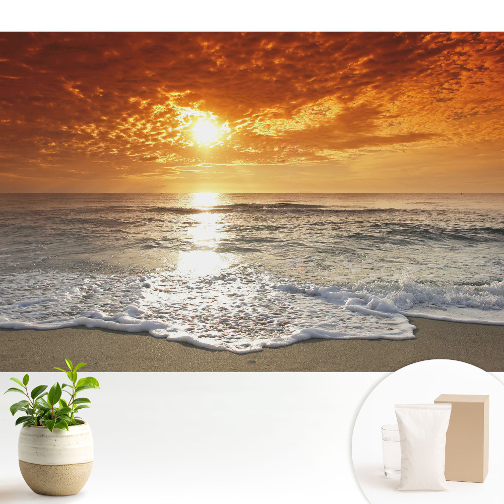 Un apus de soare superb, plin de pace