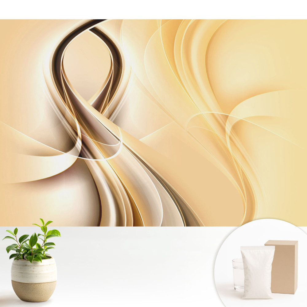 Abstracție elegantă în nuanțe calde