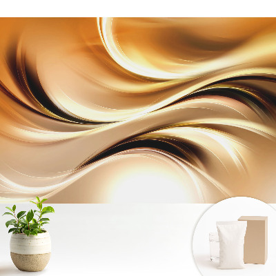 Abstracție dinamică plină de tonuri calde