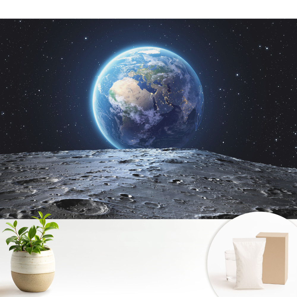 Vedere înstelată de pe Lună