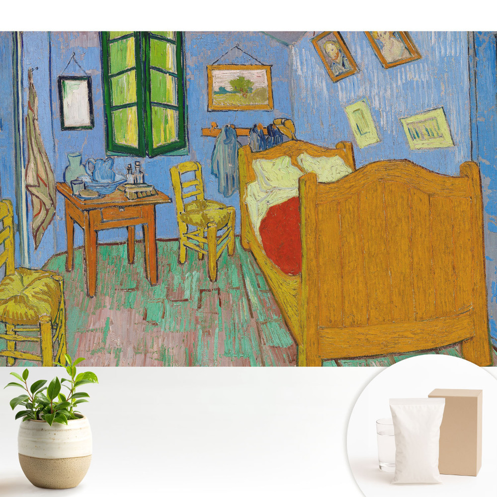 Cameră rustică cu mobilier din lemn