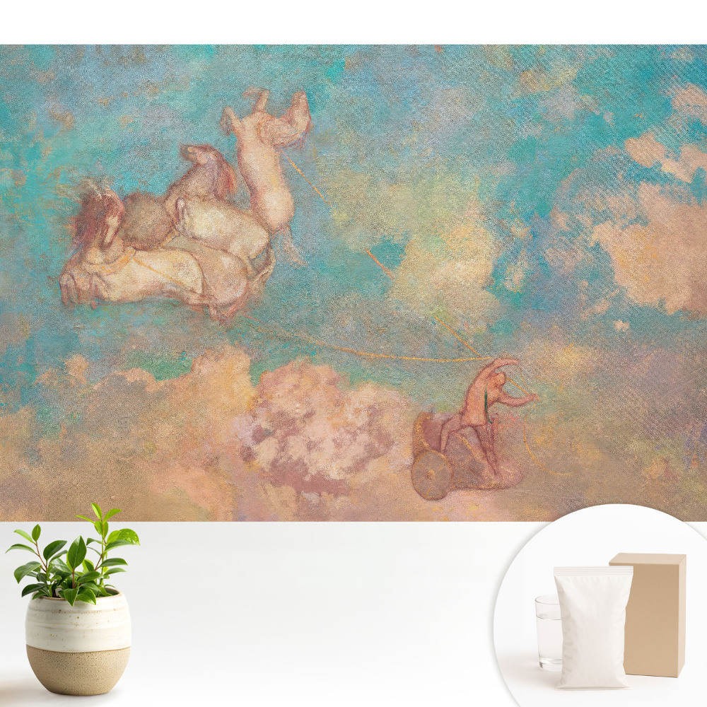 Cai luxoși pe fundalul norilor