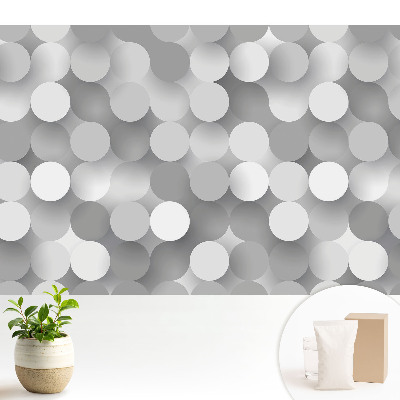 Cercuri gri moderne într-o compoziție armonioasă