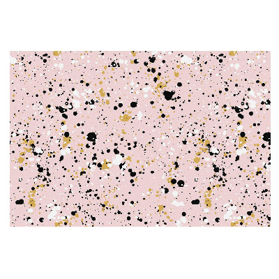 Pete abstracte pe un fundal roz, print artistic pentru decor