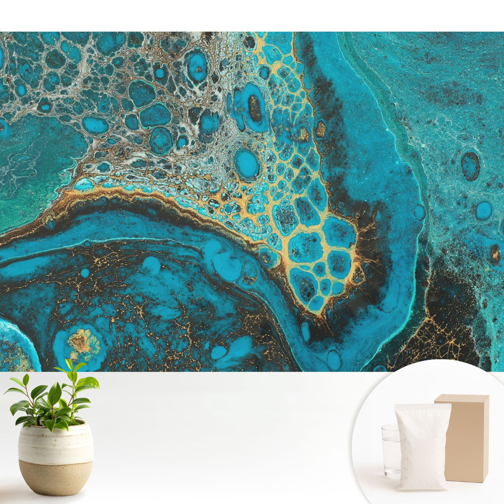 Modele organice turcoaz