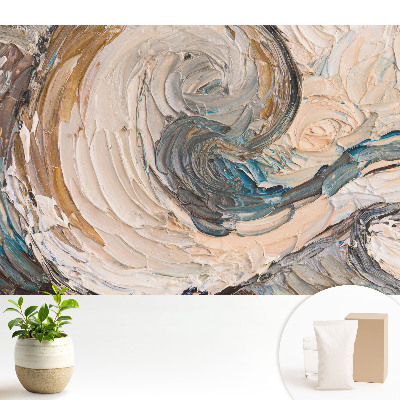 Un mozaic abstract de culori și vârtejuri