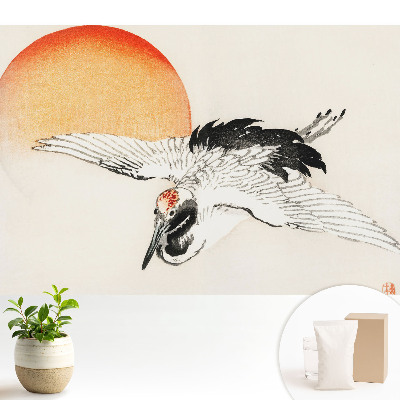 Un motiv subtil al unei păsări în zbor