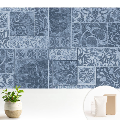 Model vintage albastru