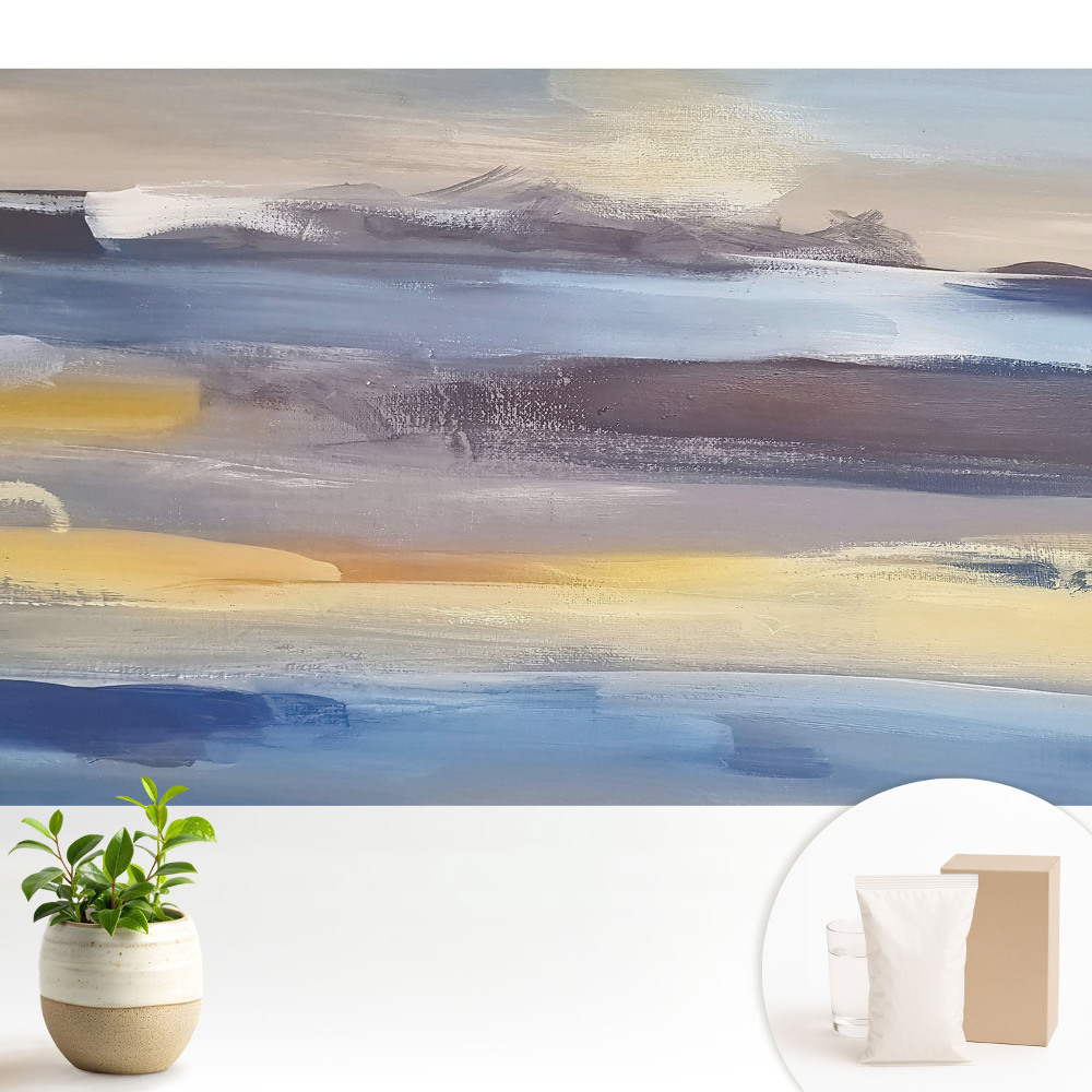 Peisaj abstract în culori delicate