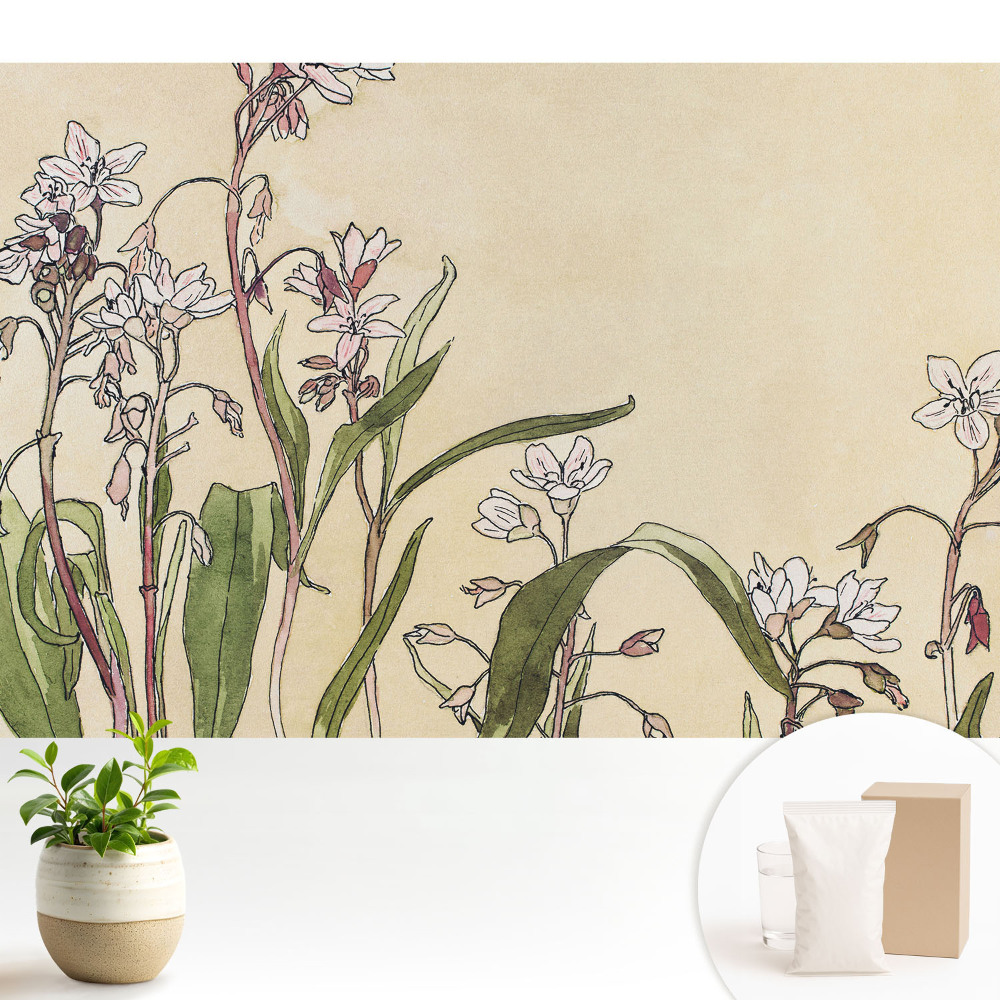 Flori delicate pe un fundal deschis