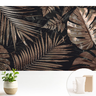 Frunze tropicale în maro