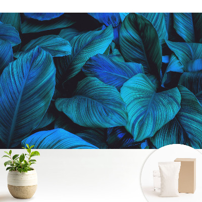 Frunze albastre adâncimea naturii