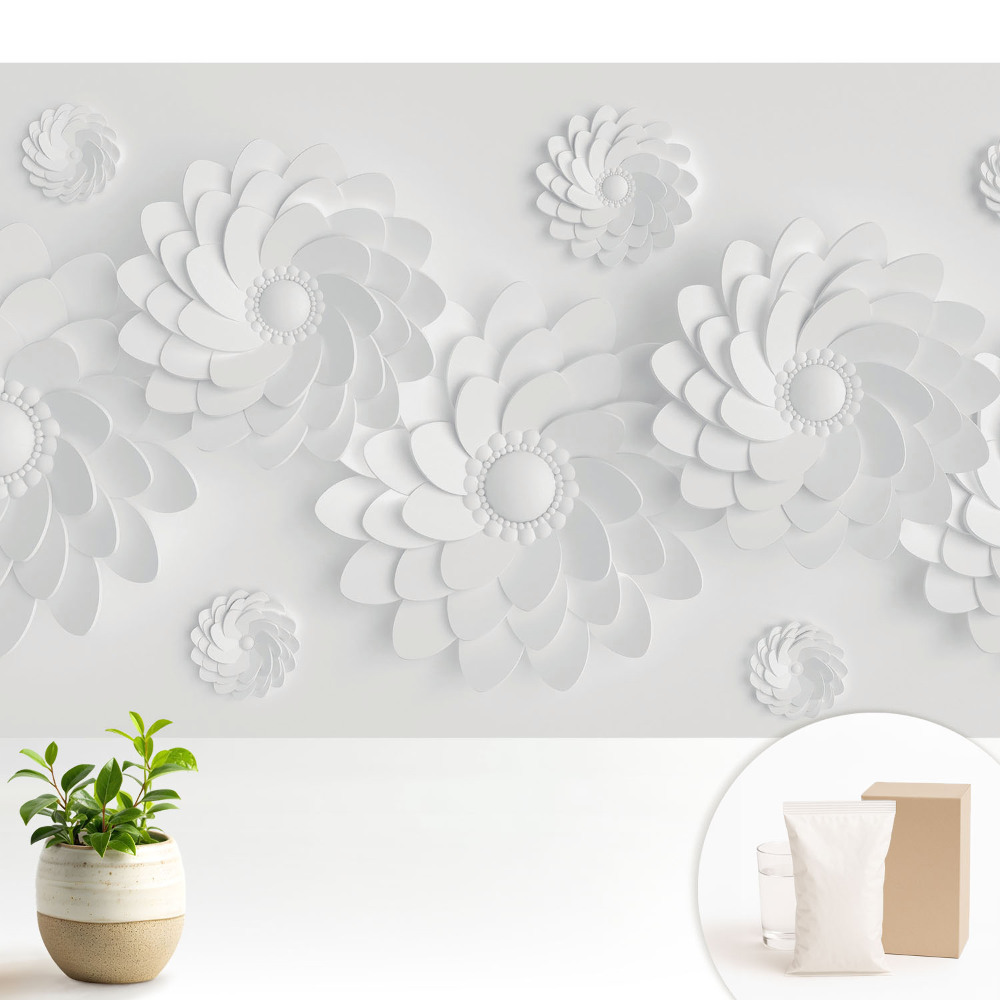 Spirale florale într-un stil modern