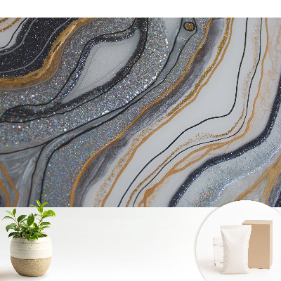 Valuri abstracte strălucesc elegant.